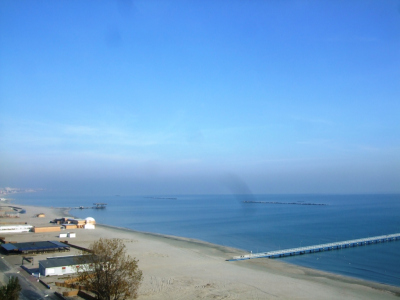 The beach of Mamaia, Romania