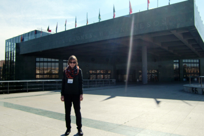 Denise Müller at the ASLO Aquatic Sciences Meeting in Granada, Spain
