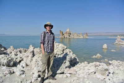Lennart at Mono Lake, California