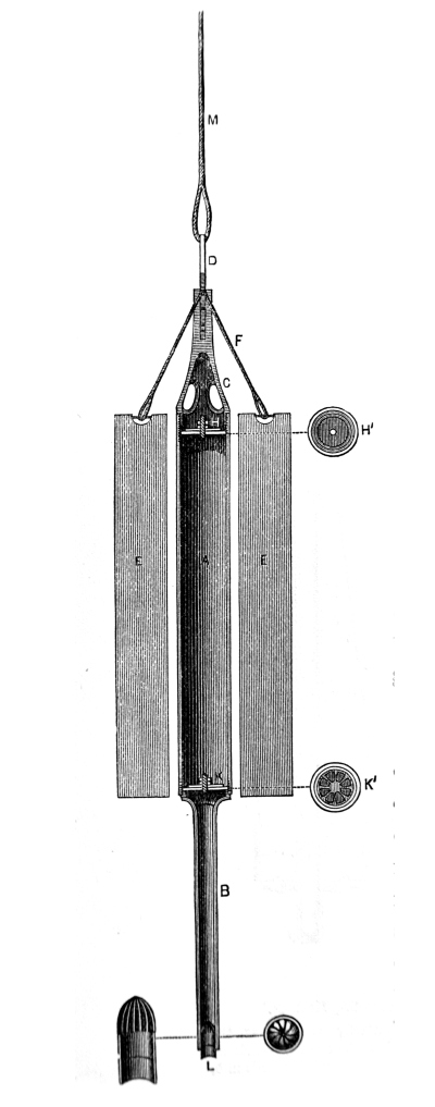 'Buchanan's combined sounding tube and water-bottle'