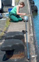 Deployment of the deep-water lance on FS Planet in the Baltic Sea