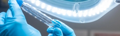 Analyse in einem der MARUM-Labore in Bremen. Foto: MARUM − Zentrum für Marine Umweltwissenschaften, Universität Bremen; V. Diekamp