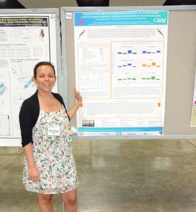 Diana Martinez Alarcon at ASLO aquatic sciences meeting 2017