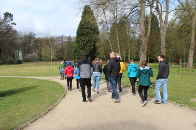 guided tour through the castle's park
