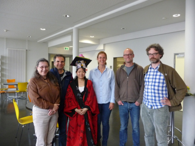 Xueqin with her defence committee