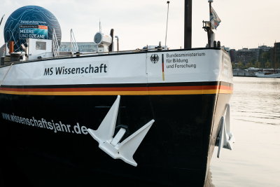 MS Wissenschaft im Wissenschaftsjahr ›Meere und Ozeane‹; Foto: Ilja Hendel / Wissenschaft im Dialog