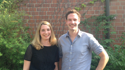 Awardees Nadine Smit and Soeren Ahmerkamp