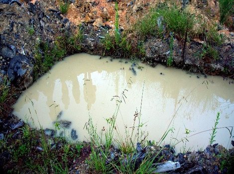 Mud accumulation