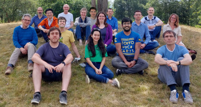 Gruppenbild der Mitarbeiterinnen und Mitarbeiter des Fachgebietes Geosystem-Modellierung
