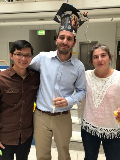 Igor with Yusuf and Gemma