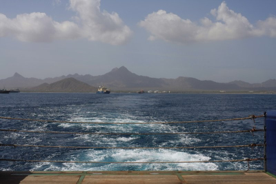 Hafenansicht vom Schiff