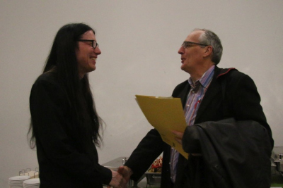 Martin Bartels and his supervisor Dierk Hebbeln