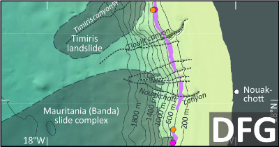Map of Mauritania
