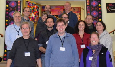 Die Mitglieder des Vereins GFBio (German Federation for Biological Data) bei ihrer Jahresversammlung 2017 in Berlin. Foto: Christine Hillmann-Huber
