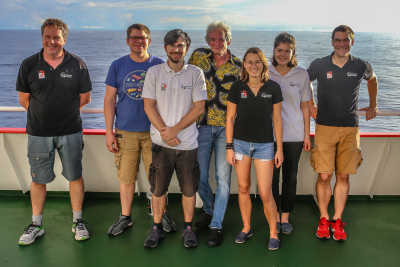 Das Team von Fahrtleiter Karsten Haase (von links): Karsten Haase, Bernd Schleifer, Thomas Günther, Stefan Krumm, Bettina Storch, Milena Schönhofen, Christoph Beier. Foto: W. Borchert 