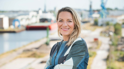 Antje Boetius wird von der Deutschen Bundesstiftung Umwelt mit dem Umweltpreis ausgezeichnet. Foto: Alfred-Wegener-Institut / Kerstin Rolfes
