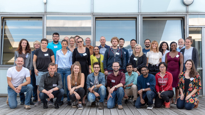 Die Teilnehmerinnen und Teilnehmer und die Referierenden der zwölften ECORD Summer School. Foto: MARUM - Zentrum für Marine Umweltwissenschaften, Universität Bremen; V. Diekamp