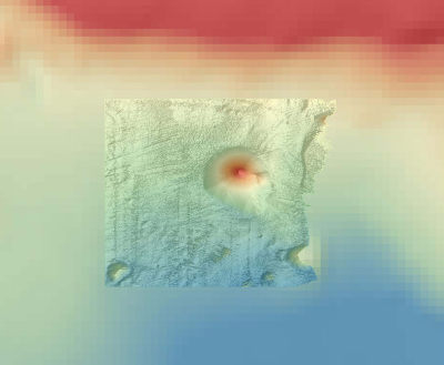 Eine untermeerische Landschaft entwickelt sich. Foto: MARUM - Zentrum für Marine Umweltwissenschaften, Universität Bremen