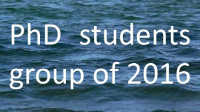 Research Seminar - Group of 2016