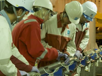 Gas sampling during IODP Exp. 370