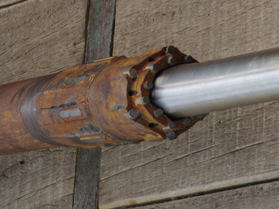 Detail auf CPT deployed in wire line drill string