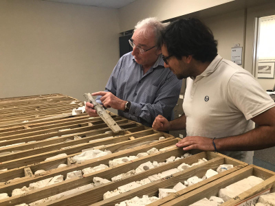 Sediment core Bahamas