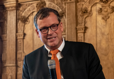 Im Rahmen der Verleihung hat Prof. Gerald Haug den wissenschaftlichen Vortrag übernommen. Foto: MARUM - Zentrum für Marine Umweltwissenschaften, Universität Bremen; V. Diekamp