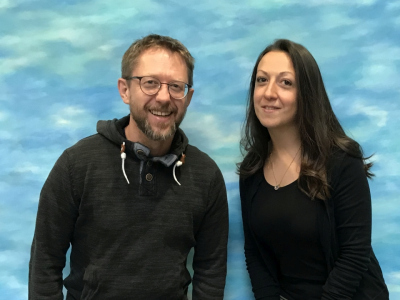 Jürgen Titschack and Julie Meilland