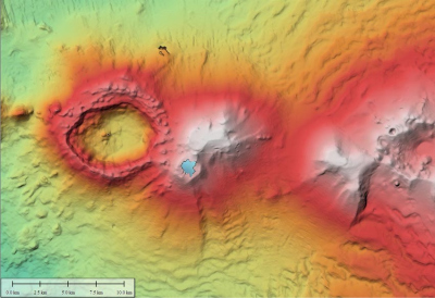 Bathymetric map. Map: MARUM – Center for Marine Environmental Sciences, University of Bremen; Paul Wintersteller