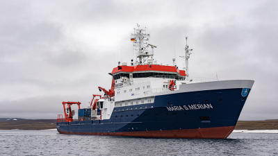 Forschungsschiff MARIA S. MERIAN Foto: MARUM - Zentrum für Marine Umweltwissenschaften, Universität Bremen; V. Diekamp