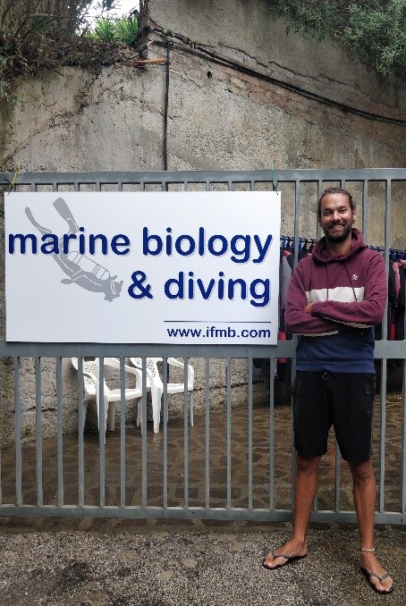 Yusuf El-Khaled at the IfmB on Giglio Island