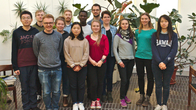 Doktorandinnen und Doktoranden aus fünf Nationen nehmen an dem deutsch-kanadischen Ausbildungsprogramm teil. Foto: MARUM – Zentrum für Marine Umweltwissenschaften der Universität Bremen, D. Ringeisen