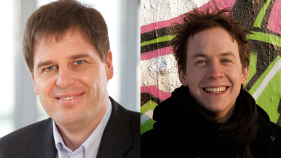 Frank Oliver Glöckner und Thomas Laepple sind neue AWI-Kooperationsprofessoren an der Universität Bremen. Fotos: Werk 1/ AWI
