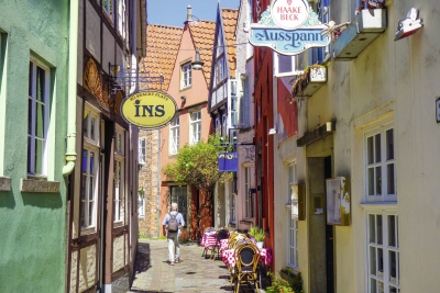 The Schnoor Viertel in Bremen