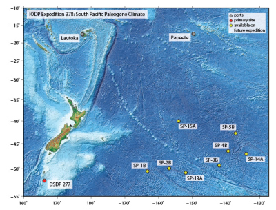 Drill site of the expedition