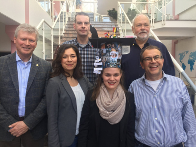 Inken Hanke with her thesis committee