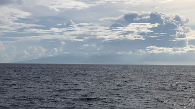 Land in Sicht – Tahiti.