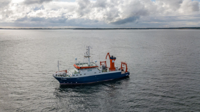 On board the ALKOR new technology components are tested. Photo: Marc Petrikowski