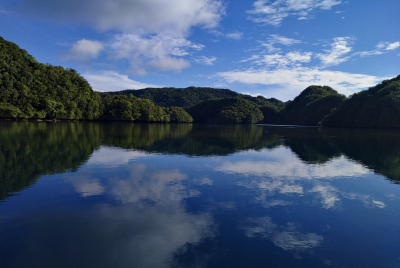 The characteristic rock islands of Palau