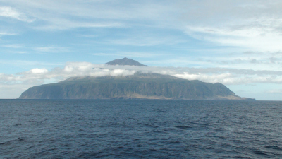 Close to the island of Tristan da Cunha in the South Atlantic, there is apparently a hotspot that has been active for 130 million years. Photo: Wolfram Geißler, AWI