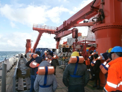 Scientists and Crew