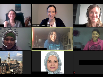screenshot of parts of the participants
