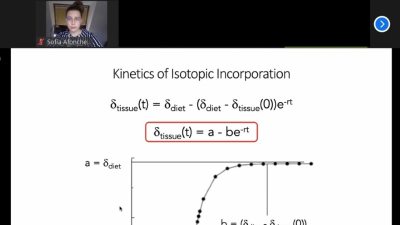 Sofía Afoncheva @ Stable Isotope Ecology Course