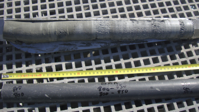 The samples studied come from a core recovered by researchers in Morocco's Lake Tislit. Photo: Rachid Cheddadi, University of Montpellier