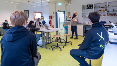 In the new rooms on University Boulevard, students experiment and learn together. Photo: MARUM - Center for Marine Environmental Sciences, University of Bremen; V. Diekamp