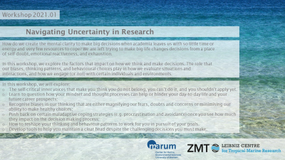 Managing Uncertainty in Research