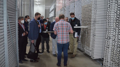 Delegates also visited the Bremen IODP core repository. Photo: BALance Technology Consulting GmbH