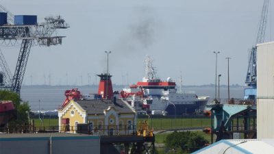 The MARIA S. MERIAN in Bremerhaven. Photo: MARUM, University of Bremen