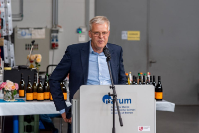Celebration in the MARUM MeBo Hall in honor of Gerold Wefer. 