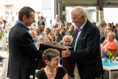 Celebration in the MARUM MeBo Hall in honor of Gerold Wefer. 
